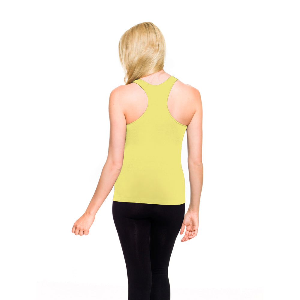 Lemon Racerback Tank Top Back