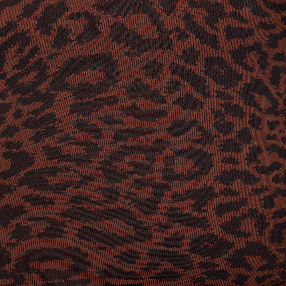 Leopard Brown Plus Animal Print Tank Top Detail