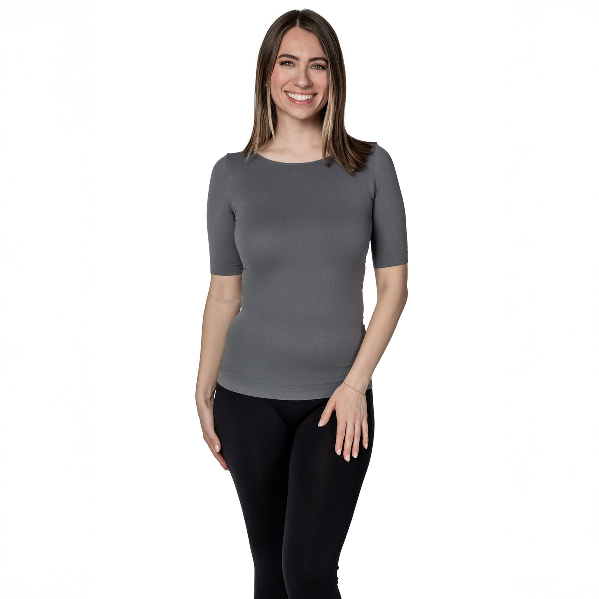 Elbow Length Sleeve Top