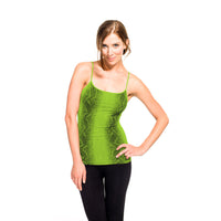 Snake Lime Animal Print Camisole