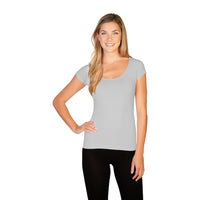 Metal Cap Sleeve Tee