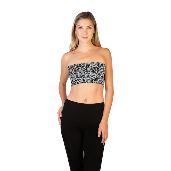 Leopard Metal Animal Print Bandeau