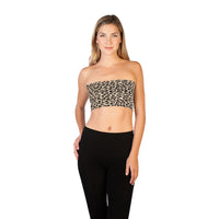 Leopard Stone Animal Print Bandeau