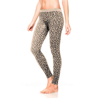 Stone Leopard Animal Print Leggings