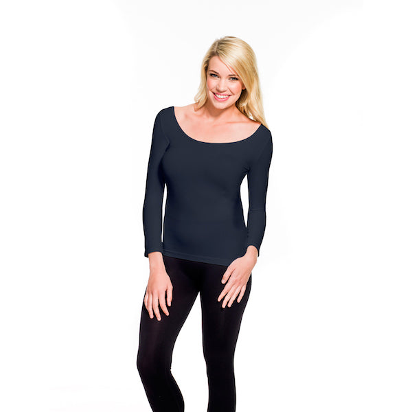 3/4 Sleeve Scoop Neck Tee – skinnytees