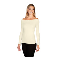 Ivory Boat Neck Top
