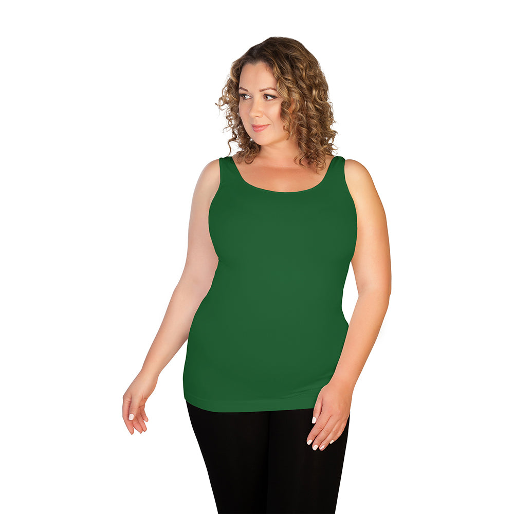 Kelly Green Plus Basic Tank Top