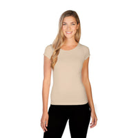 stone short sleeve crew neck tee