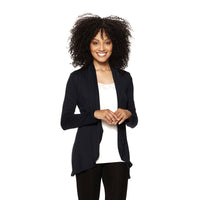 Black Mid Length Cardigan
