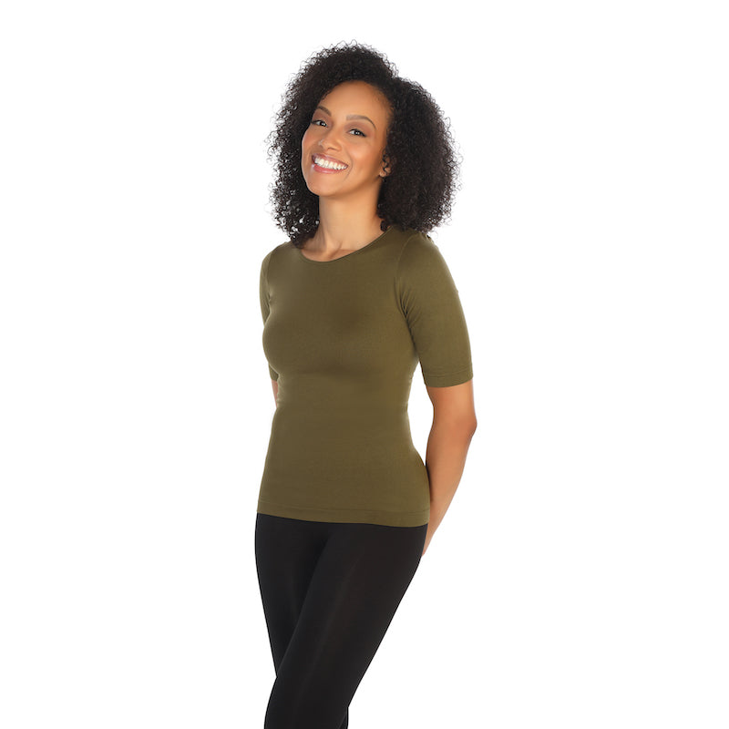 Elbow Length Sleeve Top
