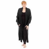 Black Long Sweater Cardigan