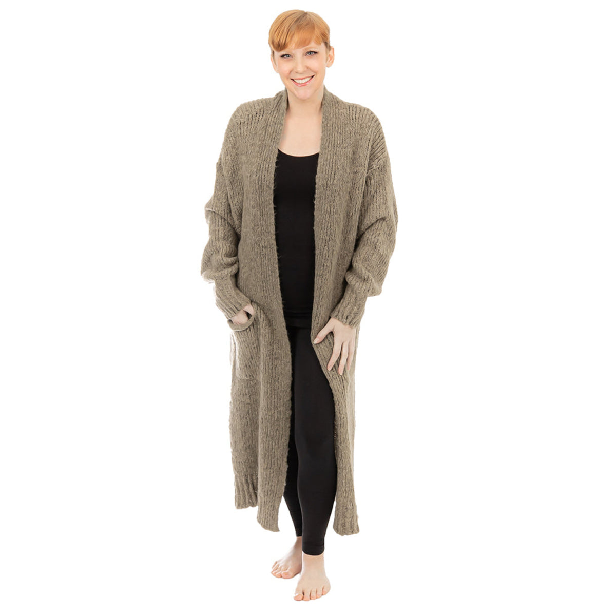 Moss Long Sweater Cardigan