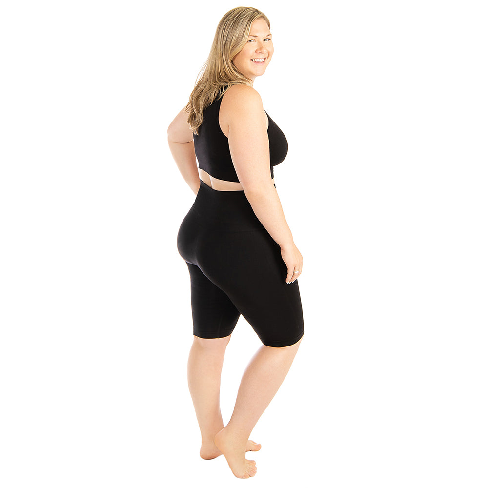 Black Biker Short Large Side