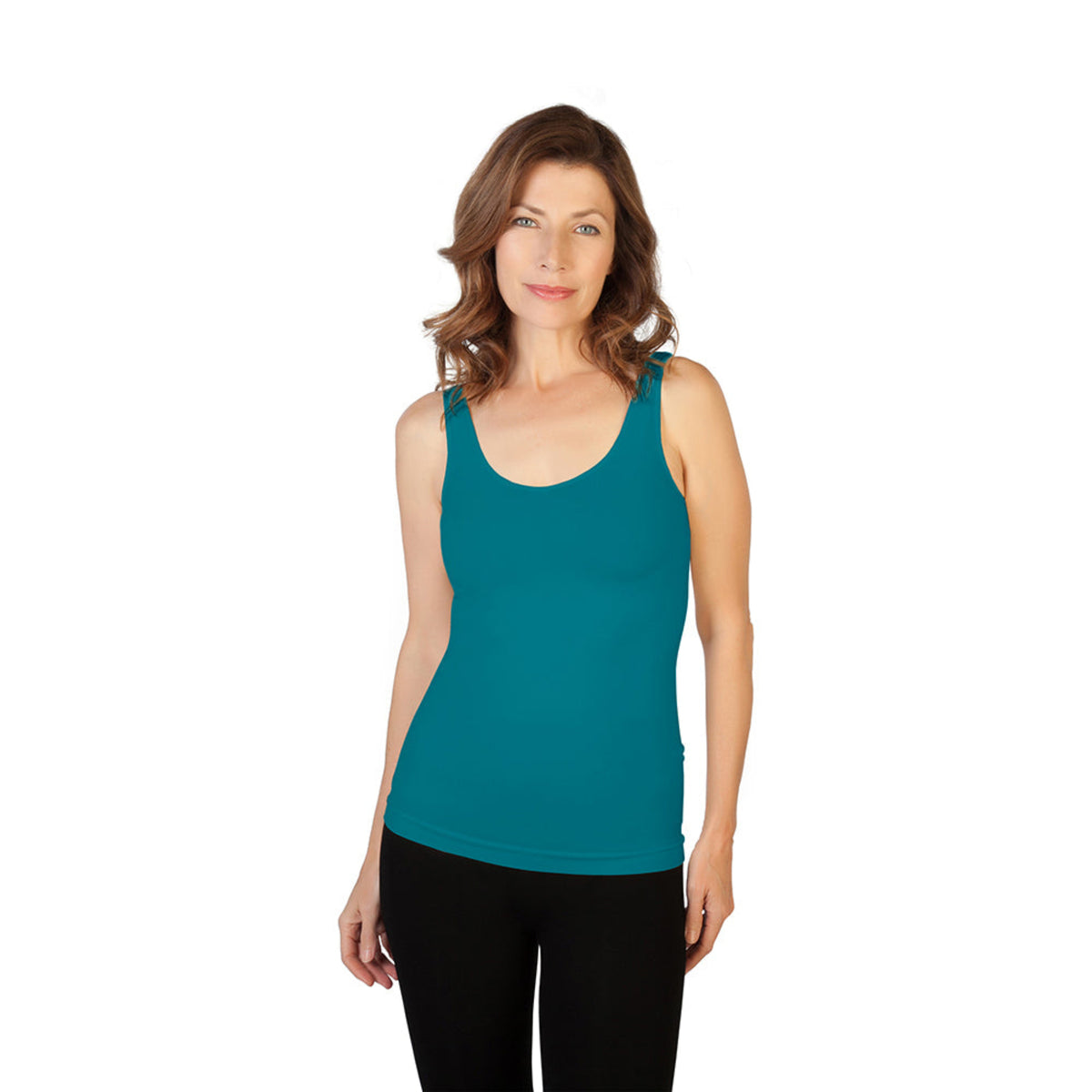 Bright Teal Basic Tank Top