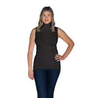 Sleeveless Mock Turtleneck