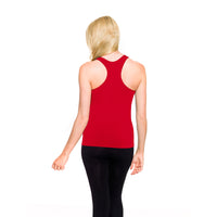Red Racerback Tank Top Back