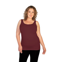 Plus Basic Tank Top Merlot