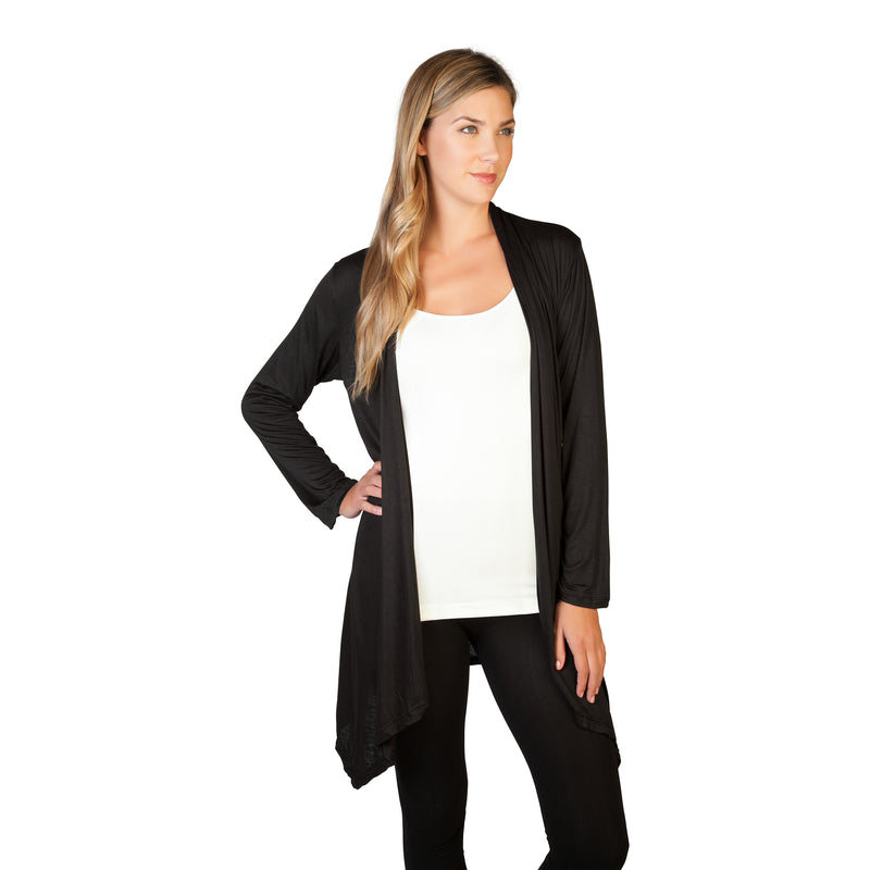 Black Long Cardigan