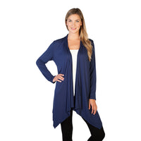 Navy Long Cardigan