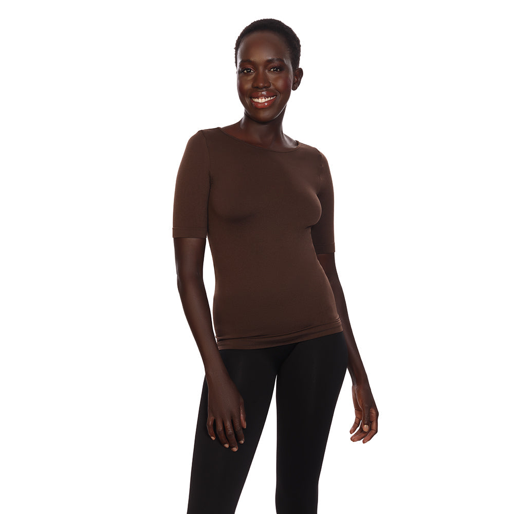SKIN by skinnytees Elbow Length Top