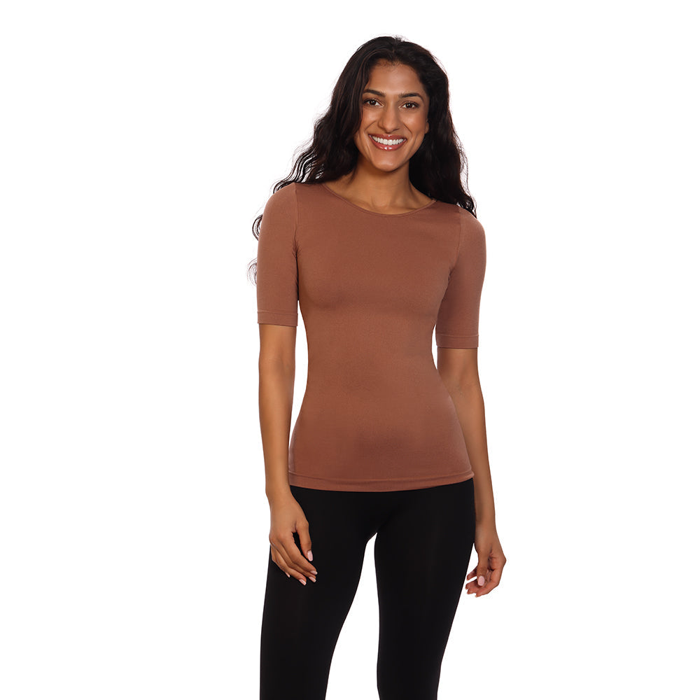SKIN by skinnytees Elbow Length Top