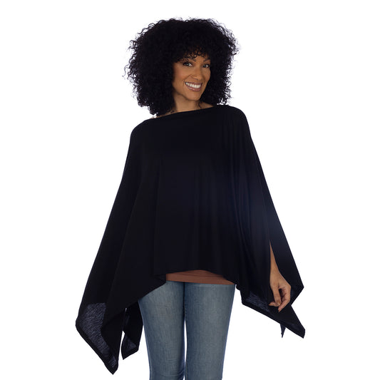 Black Standard Everyday Poncho