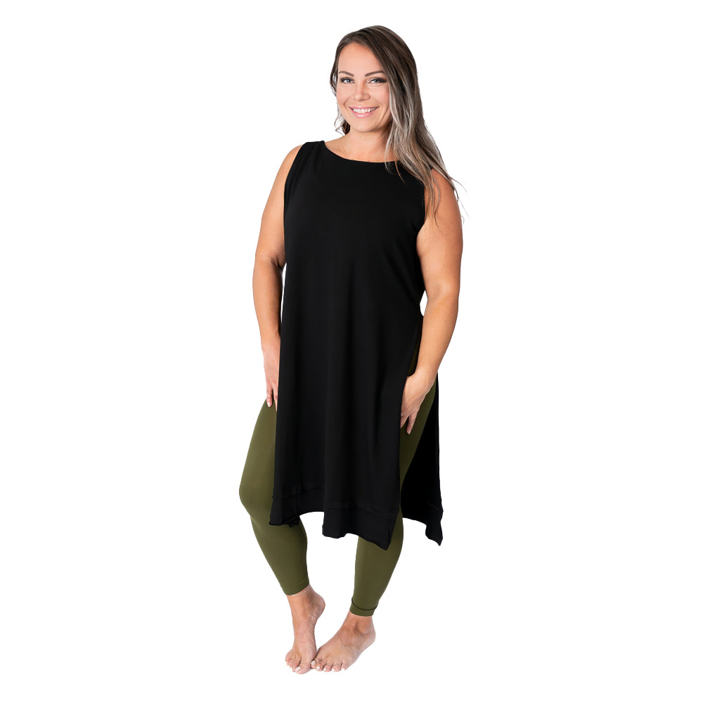 Plus Side Slit Tunic