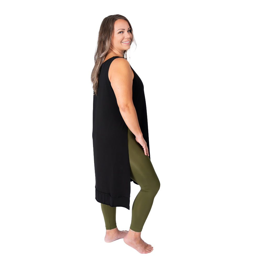 Plus Side Slit Tunic