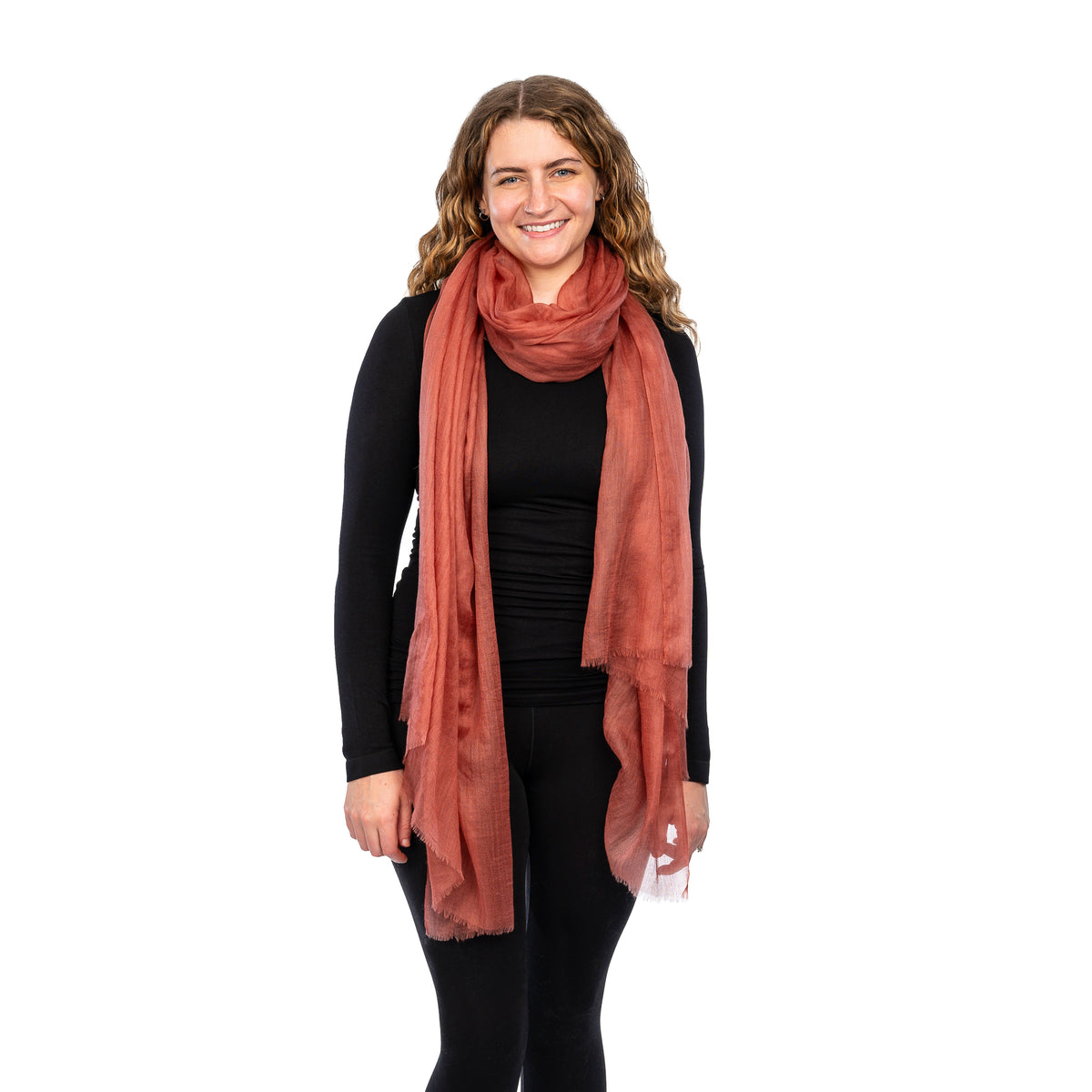 Curry Mongolian Cashmere Scarf