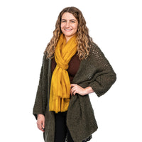 Ginger Mongolian Cashmere Scarf