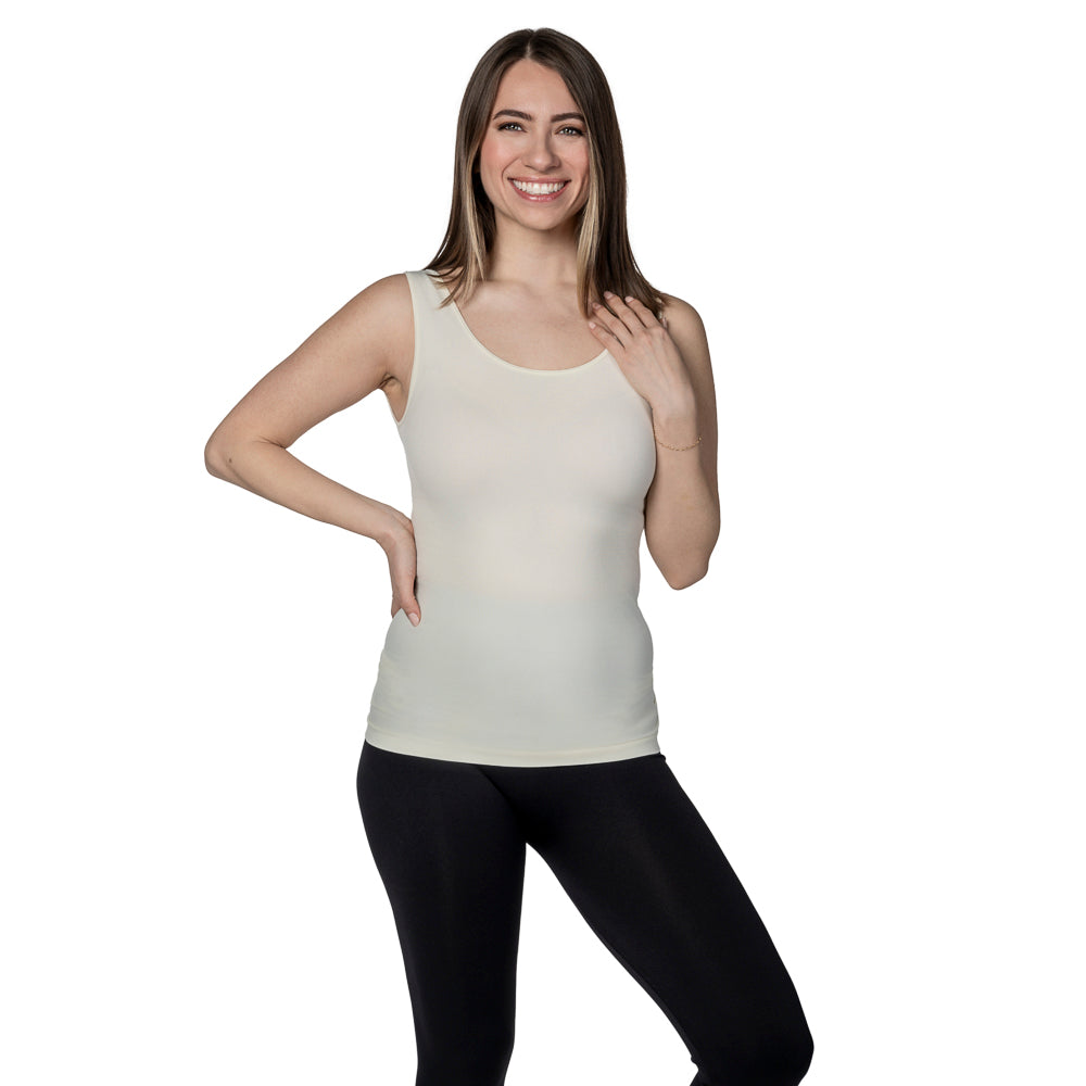 Reversible Scoop to V Neck Tank Top
