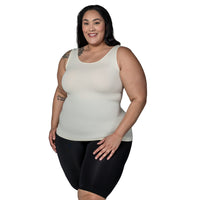 Plus Reversible Scoop to V-Neck Tank Top