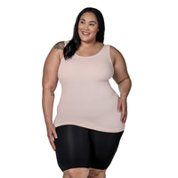 Plus Reversible Scoop to V-Neck Tank Top