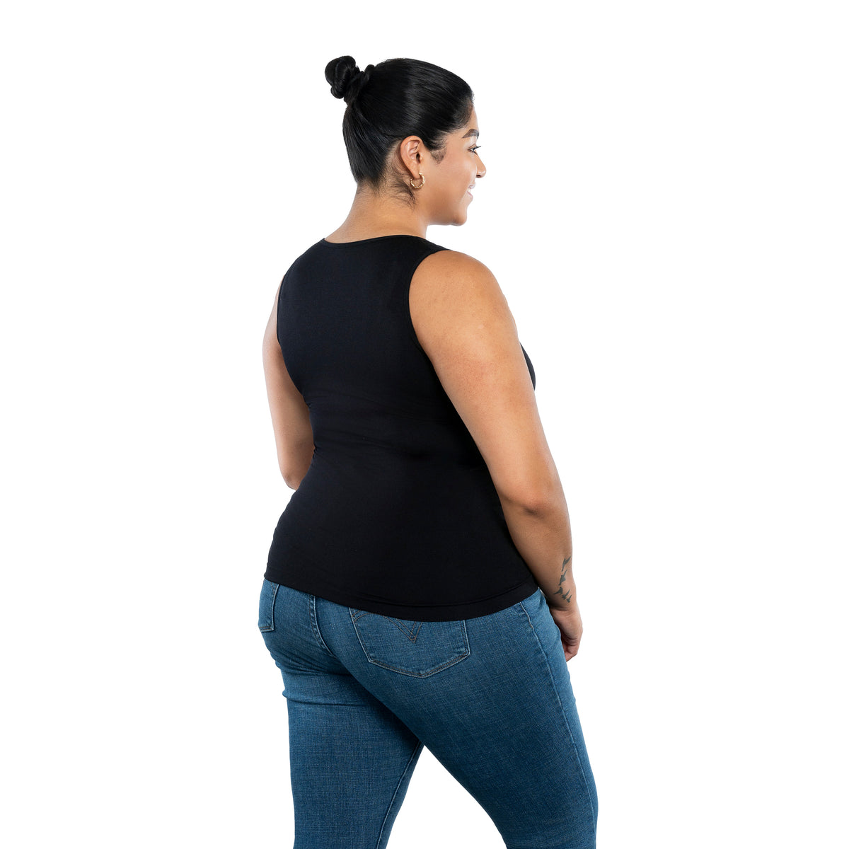 Deep Lace V Neck Tank Top