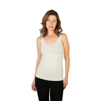 Cream Basic Tank Top