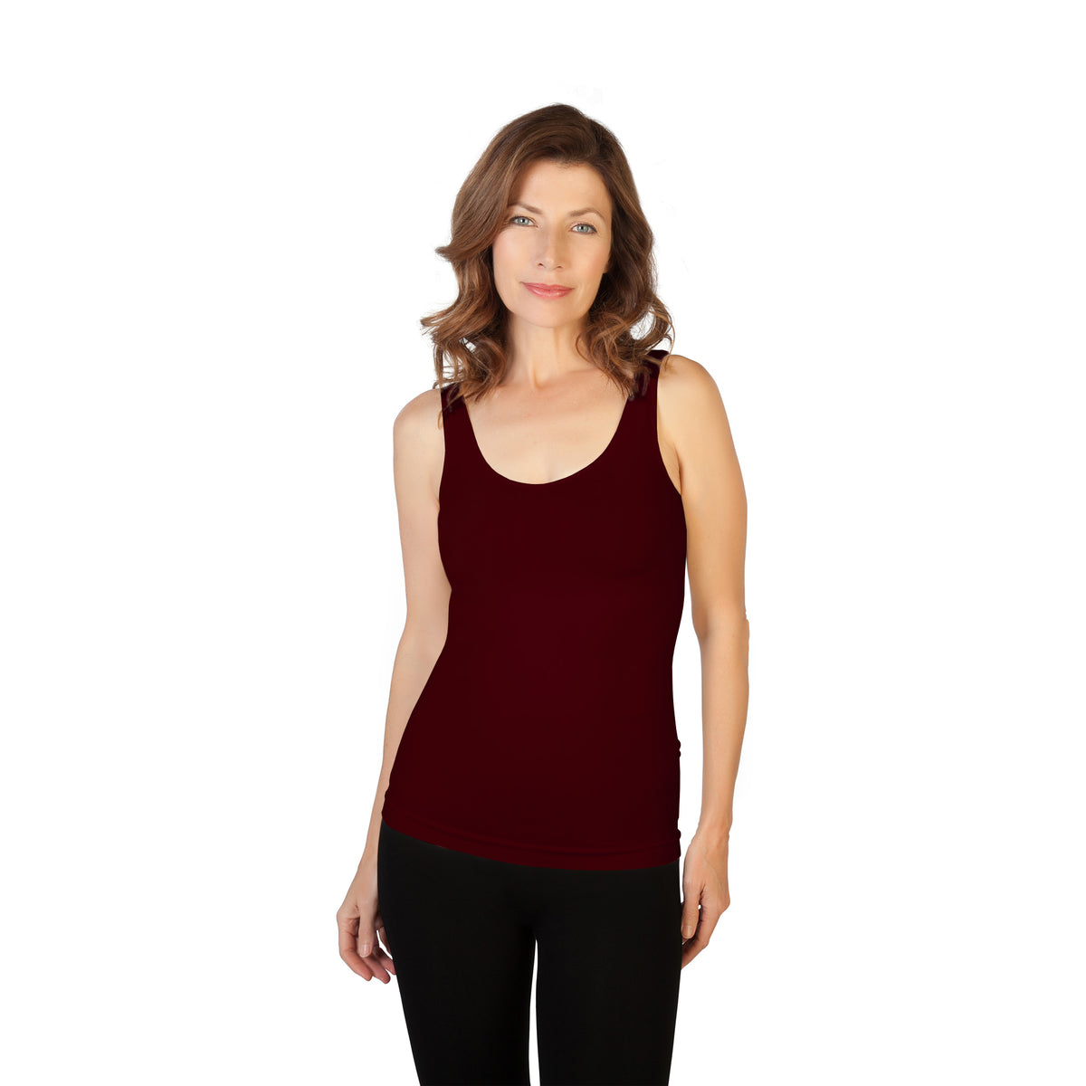 Cranberry Basic Tank Top