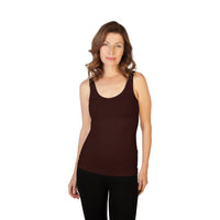 Dark Brown Basic Tank Top