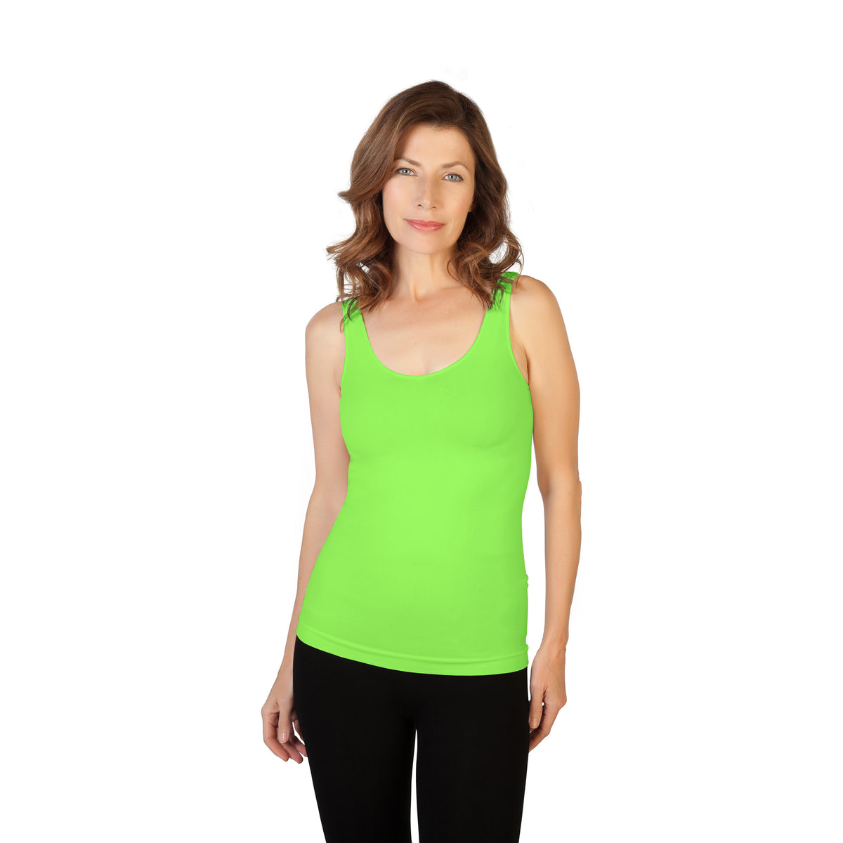 Neon Green Basic Tank Top