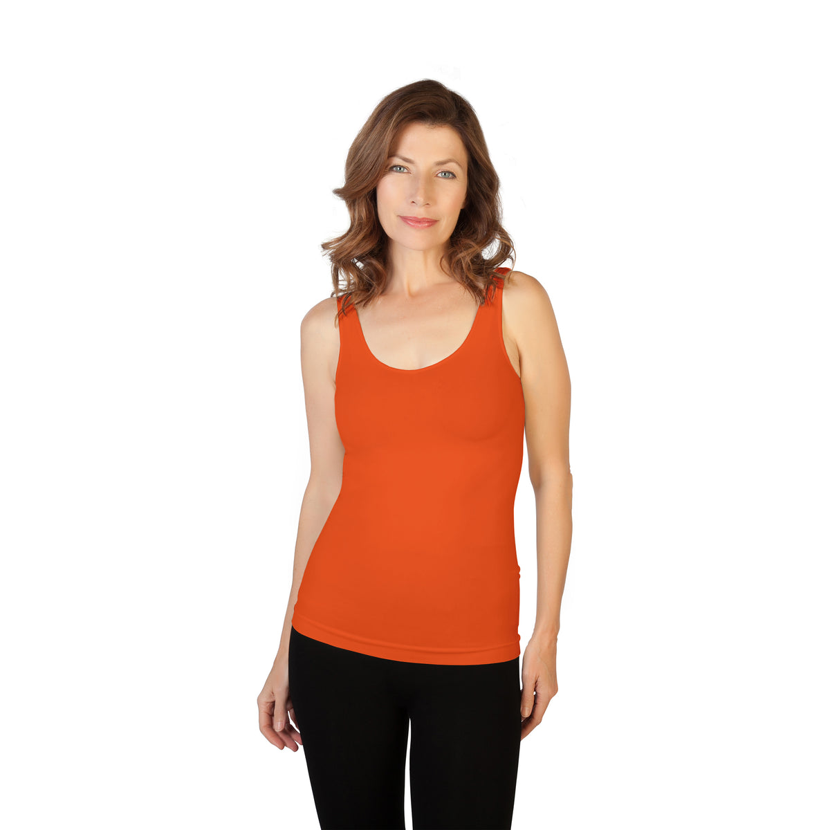 Orange Basic Tank Top