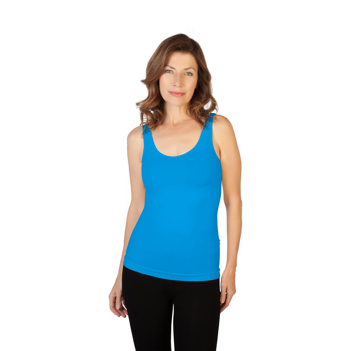 Turquoise Basic Tank Top