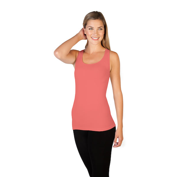 Melon Ribbed Tank Top