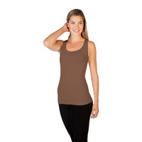 Taupe Ribbed Tank Top