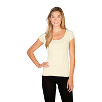 Ivory Cap Sleeve Tee