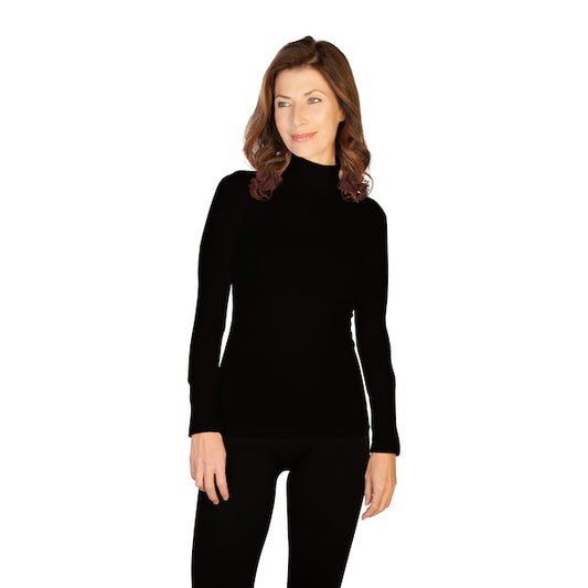 Black Mock Turtleneck