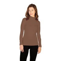 Taupe Mock Turtleneck