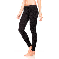 Charcoal Leopard Animal Print Leggings