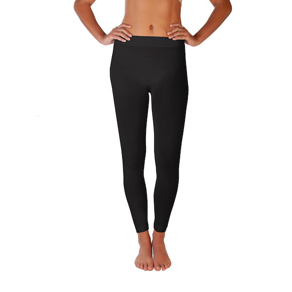 Charcoal Basic Leggings Front