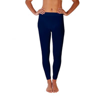 Navy Basic Leggings Front