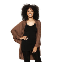 Taupe Cocoon Cardigan