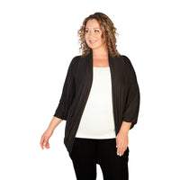 Black Plus Cocoon Cardigan